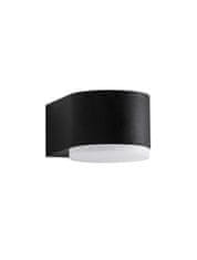 Nova Luce NOVA LUCE venkovní nástěnné svítidlo NUS černý hliník a akrylový difuzor LED 4W 3000K 100-240V 120st. IP54 světlo dolů 9200201