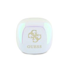 Guess Bezdrátová sluchátka 4G Logo Mini TWS White