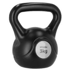 Spokey KETLA Kettlebell plastová činka 3 kg