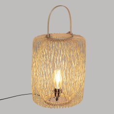 Atmosphera Bambusová stolní lampa SINDY, 39 cm