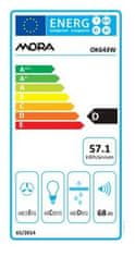 Mora Komínový odsavač par OK 643 W