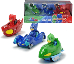 PJ Masks Dickie Toys PJ Masks Pyžamasky Sada 3 kovové vozídla.