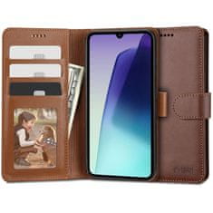 Tech-protect Wallet knížkové pouzdro na Xiaomi Redmi 14C / Poco C75, hnědé