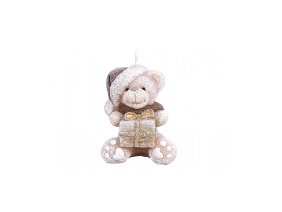 NOHEL GARDEN Svíčka TEDDY SVÁTEČNÍ vánoční 11cm