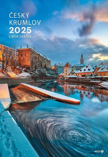 Libor Sváček: Kalendář 2025 Český Krumlov - nástěnný na výšku