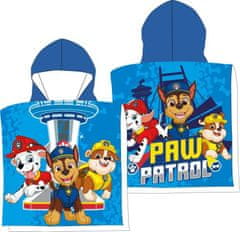 FARO Pončo Paw Patrol blue Bavlna - Froté, 55/110 cm