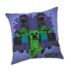 JERRY FABRICS Polštářek Minecraft Mobs coming for you Polyester, 40/40 cm