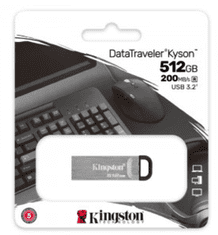 Kingston DataTraveler Kyson, - 512GB, stříbrná