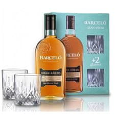 Ron Barcelo Rum Barceló Gran Aňejo + 2x sklo 0,7L 37,5%