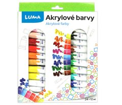 LUMA trading Akrylové barvy sada (24x12ml)