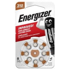 Energizer Baterie pro audioprotetiku 312 DP - 8 kusů