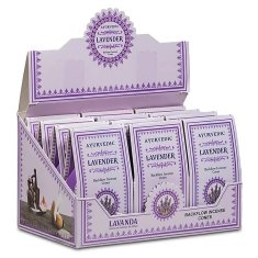 LIFEFIT Kónické Kadidlo Ayurvedic Lavender - Levandule