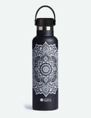 LIFEFIT Butelka Na Wodę Yoga Design Lab Mandala Black