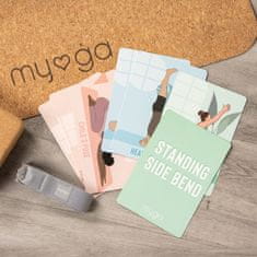 LIFEFIT Karty Do Jogi Z Pozycjami Myga - Yoga Pose Cards