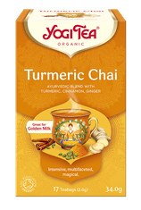 LIFEFIT Čaj Yogi Tea Turmeric Chai - Zlatý Čaj S Kurkumou (17X2,0G)