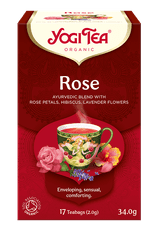 LIFEFIT Čaj Yogi Tea Rose - Růžový (17X2,0G)