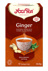 LIFEFIT Čaj Yogi Tea Ginger - Zázvorový (17X1,8G)