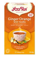 LIFEFIT Čaj Yogi Tea Ginger Orange And Vanilla - Zázvorovo-Pomerančový S Vanilkou