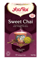 LIFEFIT Čaj Yogi Tea Sweet Chai - Sladký Čaj (17X2G)