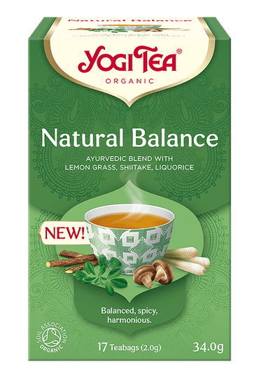 LIFEFIT Čaj Yogi Tea Natural Balance - Přirozená Rovnováha (17X2G)