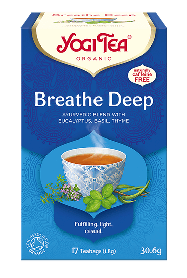 LIFEFIT Čaj Yogi Tea Breathe Deep - Volný Dech (17X1,8G)