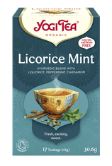 LIFEFIT Čaj Yogi Tea Licorice Mint - Lékořice S Mátou (17X1,8G)