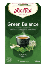 LIFEFIT Čaj Yogi Tea Green Balance - Zelená Harmonie (17X1,8G)