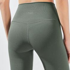 LIFEFIT Legginsy Myga Yula High-Waisted 7/8 - Olive Green