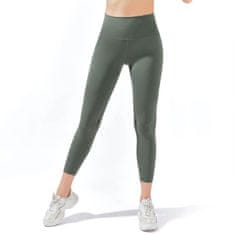 LIFEFIT Legginsy Myga Yula High-Waisted 7/8 - Olive Green