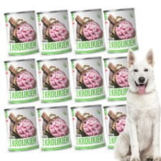 4DOGS Tuf Tuf Mokra Karma Dla Psa Z Królikiem 800G X 12Szt.