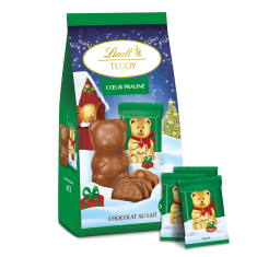 LINDT TEDDY mini čokoládky s dvojitou porcí mléka 137g