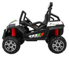 KECJA Grand Buggy Strong Lift Dla Dzieci Biały + Napęd 4X4 + Pilot + Bagażnik + Radio Mp3 + Led