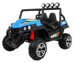 KECJA Grand Buggy Strong Lift Dla Dzieci Niebieski + Napęd 4X4 + Pilot + Bagażnik + Radio Mp3 + Led