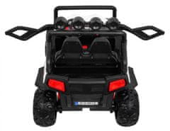 KECJA Grand Buggy Strong Lift Dla Dzieci Biały + Napęd 4X4 + Pilot + Bagażnik + Radio Mp3 + Led