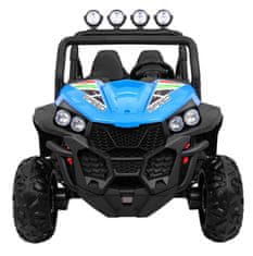 KECJA Grand Buggy Strong Lift Dla Dzieci Niebieski + Napęd 4X4 + Pilot + Bagażnik + Radio Mp3 + Led