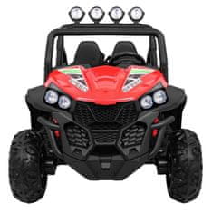 KECJA Grand Buggy Strong Lift Dla Dzieci Czerwony + Napęd 4X4 + Pilot + Bagażnik + Radio Mp3 + Led