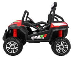 KECJA Grand Buggy Strong Lift Dla Dzieci Czerwony + Napęd 4X4 + Pilot + Bagażnik + Radio Mp3 + Led