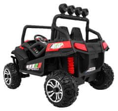 KECJA Grand Buggy Strong Lift Dla Dzieci Czerwony + Napęd 4X4 + Pilot + Bagażnik + Radio Mp3 + Led