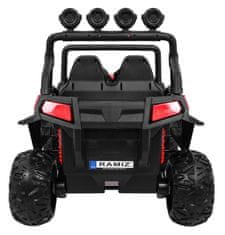 KECJA Grand Buggy Strong Lift Dla Dzieci Czerwony + Napęd 4X4 + Pilot + Bagażnik + Radio Mp3 + Led