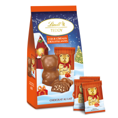 LINDT TEDDY mini čokoládky s křupavou náplní 130g