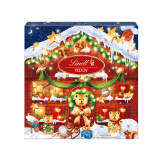 LINDT Adventní kalendář TEDDY 124g