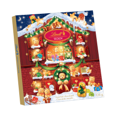 LINDT Adventní kalendář TEDDY 124g