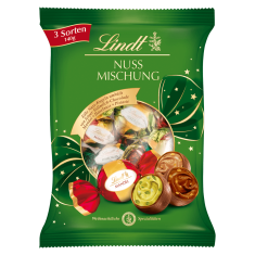 LINDT Čokoládové šišky - mix oříšků v čokoládě 140g