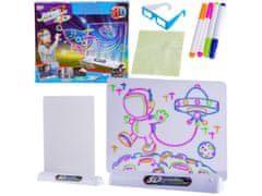 shumee Magical Illuminated Painting and Drawing Board + 3D COSMOS brýle