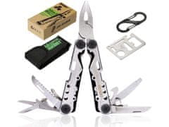 shumee Jakemy Multitool 10v1 - Kleště, nůž, pila, karta přežití