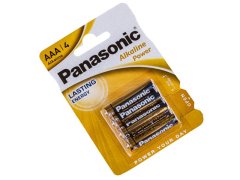 KECJA Alkalická Baterie Panasonic 1,5V Lr03 Aaa - Blistr 4 Ks