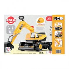 Falk Falk Bagr Jcb Digger Otočná Žlutá Pohyblivá Lžíce Od 3 Let.