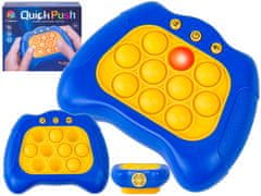 shumee Hračka Antistresová elektronická hra Pop IT Sensory, Stuffing Game, Pad, Ovladač NAVY BLUE