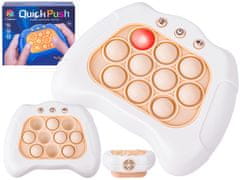 shumee Hračka elektronická antistresová pop IT Sensory Game, Stuffing Game, Pad, Controller WHITE