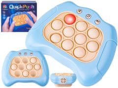 shumee Hračka Elektronická Antistresová Pop IT Sensory Game, Stuffing Game, Pad, BLUE Controller